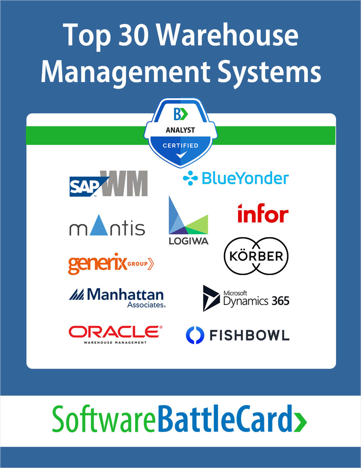 Top 30 Warehouse Management Systems (WMS) BattleCard 2023