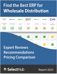 Find the Best ERP System for Wholesale Distribution 2023--Expert Analysis, Recommendations & Pricing