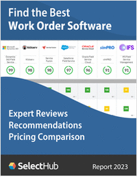 Find the Best Work Order Software for Field and Maintenance Teams 2023--Expert Comparisons, Recommendations & Pricing