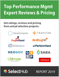 Top Performance Management Software 2019--Get Expert Ratings, Reviews & Pricing