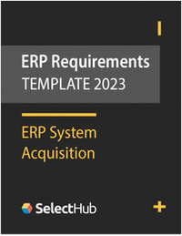 ERP Requirements Template for an ERP System Acquisition 2023