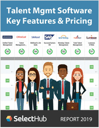 Top Talent Management Software for 2019--Get Key Features, Recommendations & Pricing