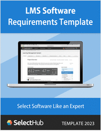 Expert LMS Software Requirements Template for a New Learning Management System