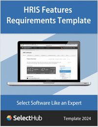 Complete HRIS Features Requirements Template for a New HR Software Acquisition