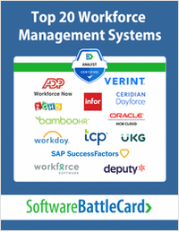 Top 20 Workforce Management Software BattleCard: ADP Workforce Now vs. Alternatives