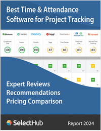 Find the Best Time and Attendance Software for Project Tracking--Expert Comparisons, Recommendations & Pricing