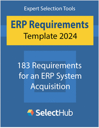 Pro ERP Requirements Template for an ERP System Acquisition