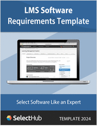 Learning Management Software (LMS) Requirements Template for Selecting an LMS System