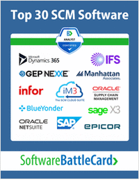 Top 30 SCM Software BattleCard 2025