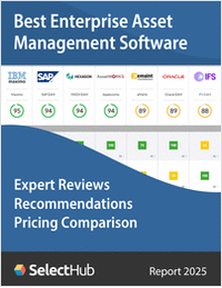 Find the Best Enterprise Asset Management (EAM) Software for 2025--Expert Analysis, Recommendations & Pricing