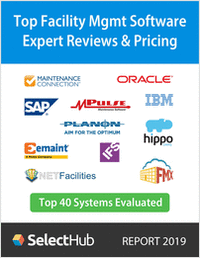 Top Facilities Management Software 2019--Expert Reviews & Pricing--Free Analyst Report
