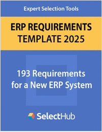 Complete ERP Requirements Template for a New ERP System 2025