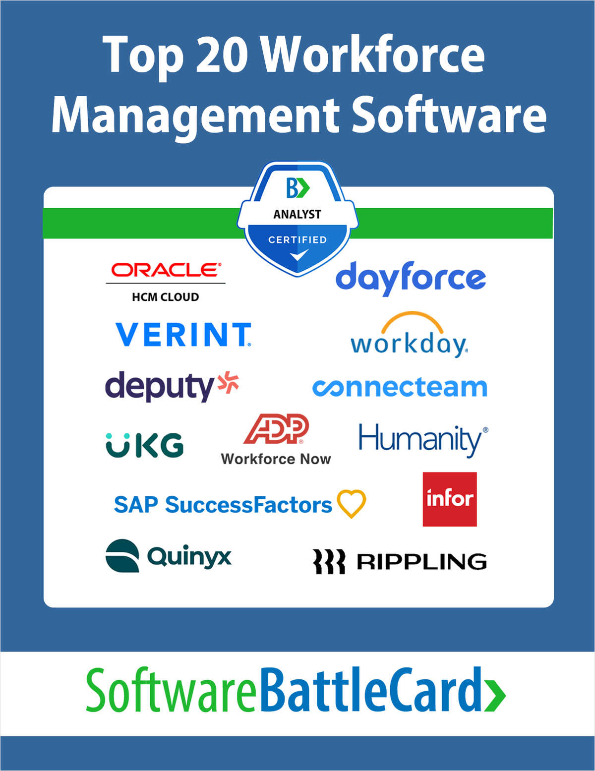 Top 20 Workforce Management Software 2025―Workday HR vs. Top Alternatives