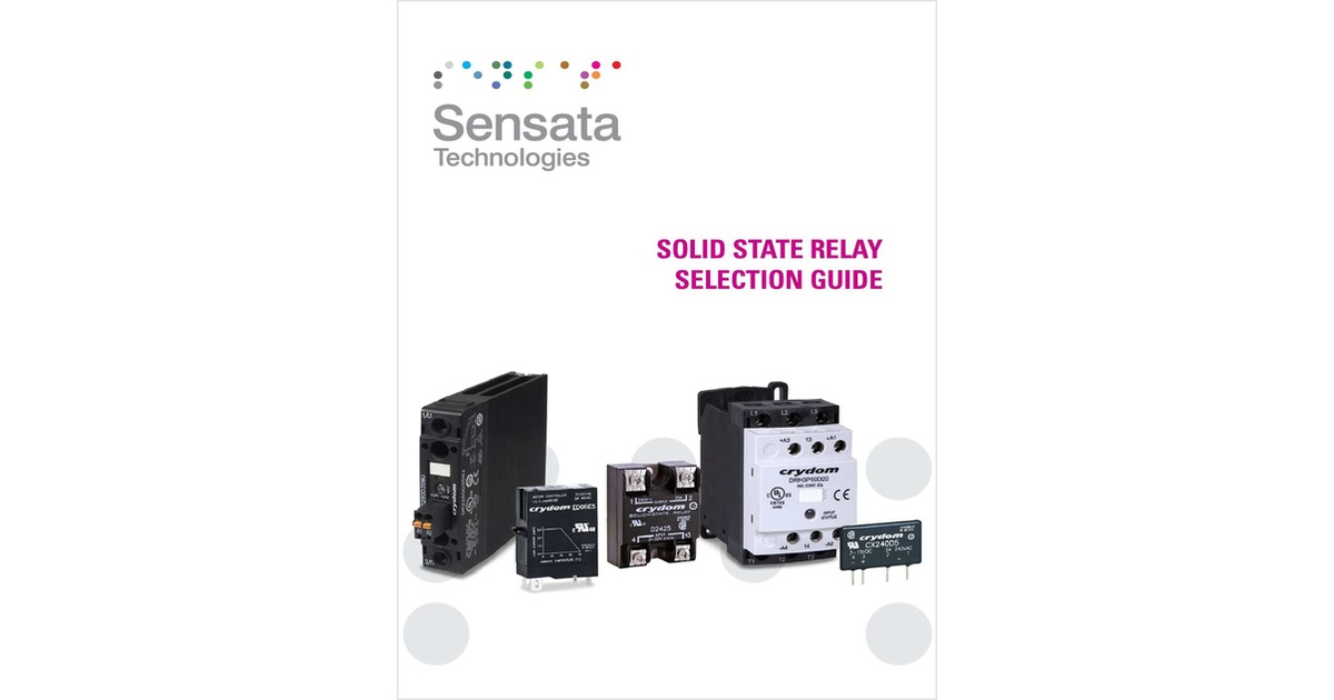 Solid State Relay Selection Guide Free Guide