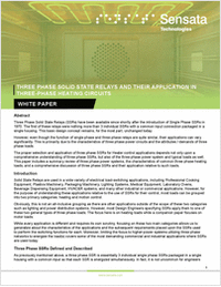 Three-Phase Solid State Relays and their Application in Three-Phase Heating Circuits