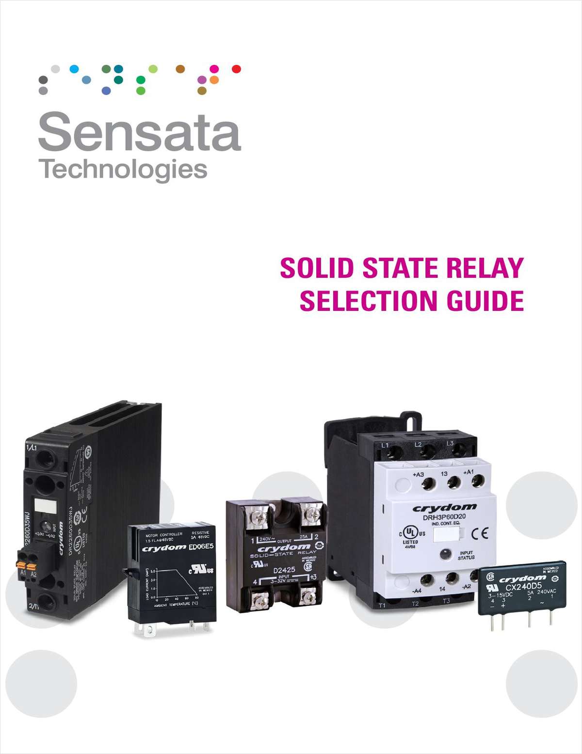 Sensata/Crydom Solid State Relay Selection Guide
