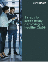 5 Steps to Successfully Deploying a Healthy CMDB