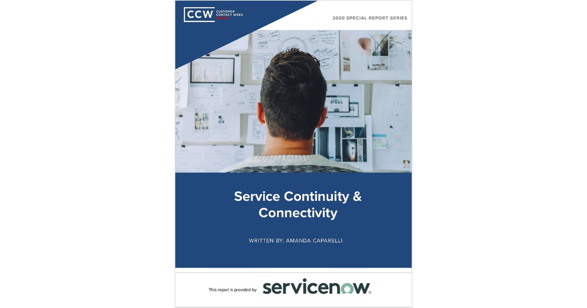 Analyst Report: CCW Special Report: Service Continuity ...