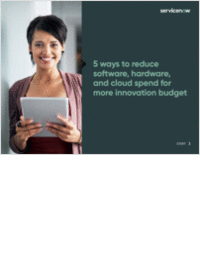 5 Ways to Reduce Software, Hardware, and Cloud Spend for More Innovation Budget