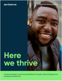Here We Thrive Employee Handbook: A Practical Guide to Enhancing Satisfaction Through Unified Employee and Workplace Experiences