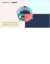Deloitte eBook: Transforming HR and Employee Experiences - 8 Enterprises show how its done