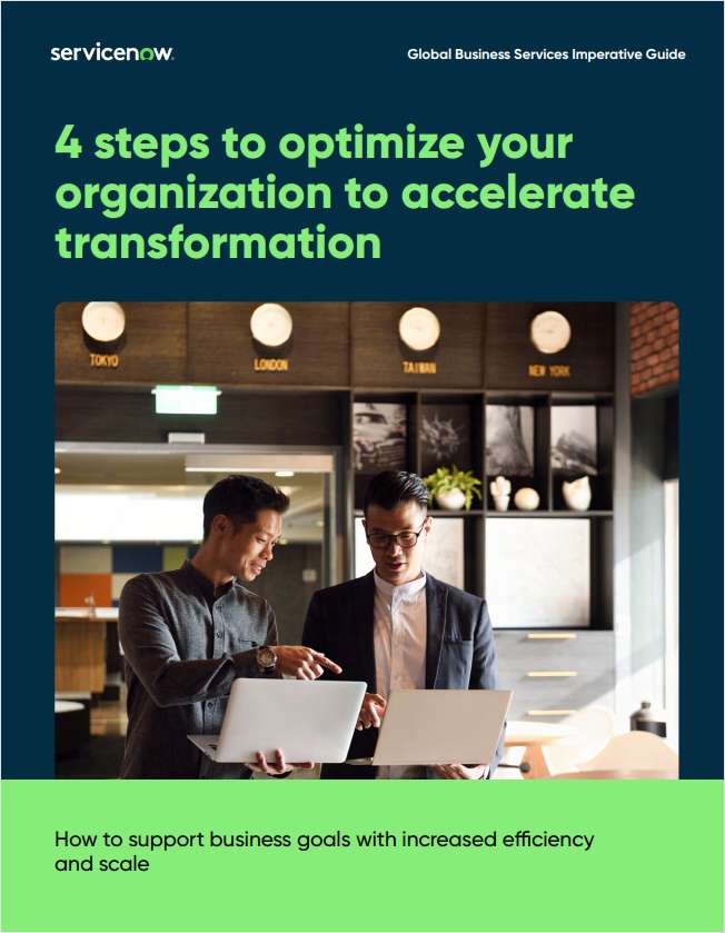 4 Steps to Optimize Your Organization to Accelerate Transformation