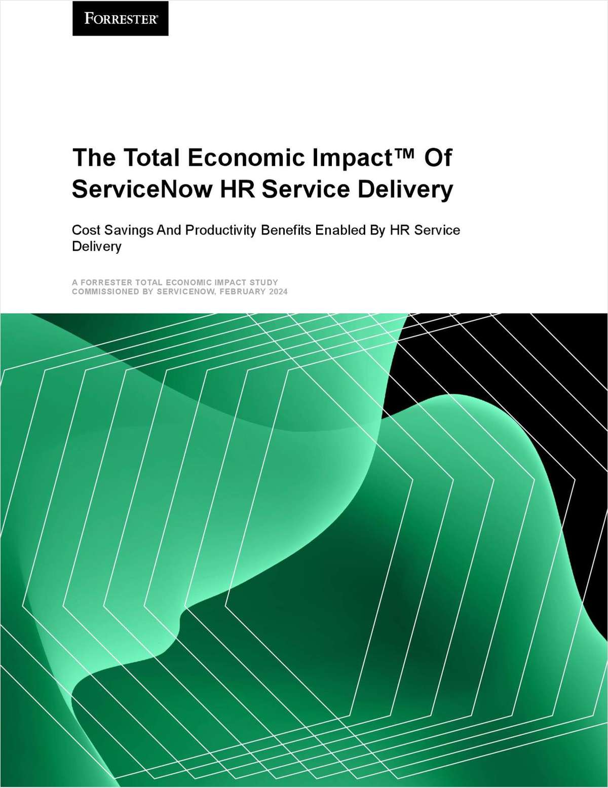 The Total Economic Impact™ of ServiceNow HR Service Delivery