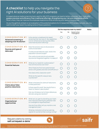 A checklist to help you navigate the right AI solutions for your business