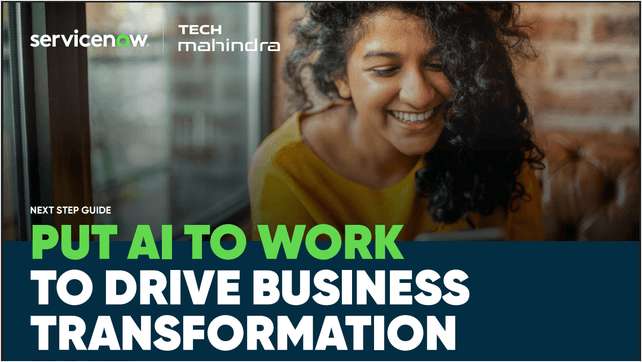 Next Step Guide Put AI To Work To Drive Business Transformation In It