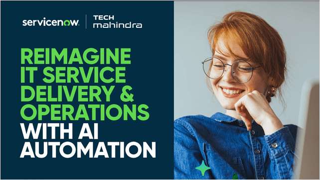 Reimagine It Service Delivery & Operations With AI Automation