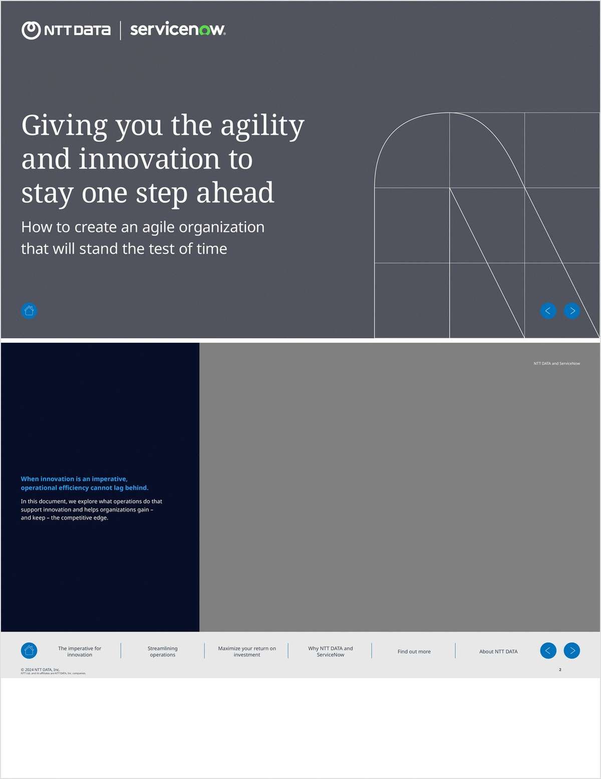 Giving you the agility and innovation to stay one step ahead