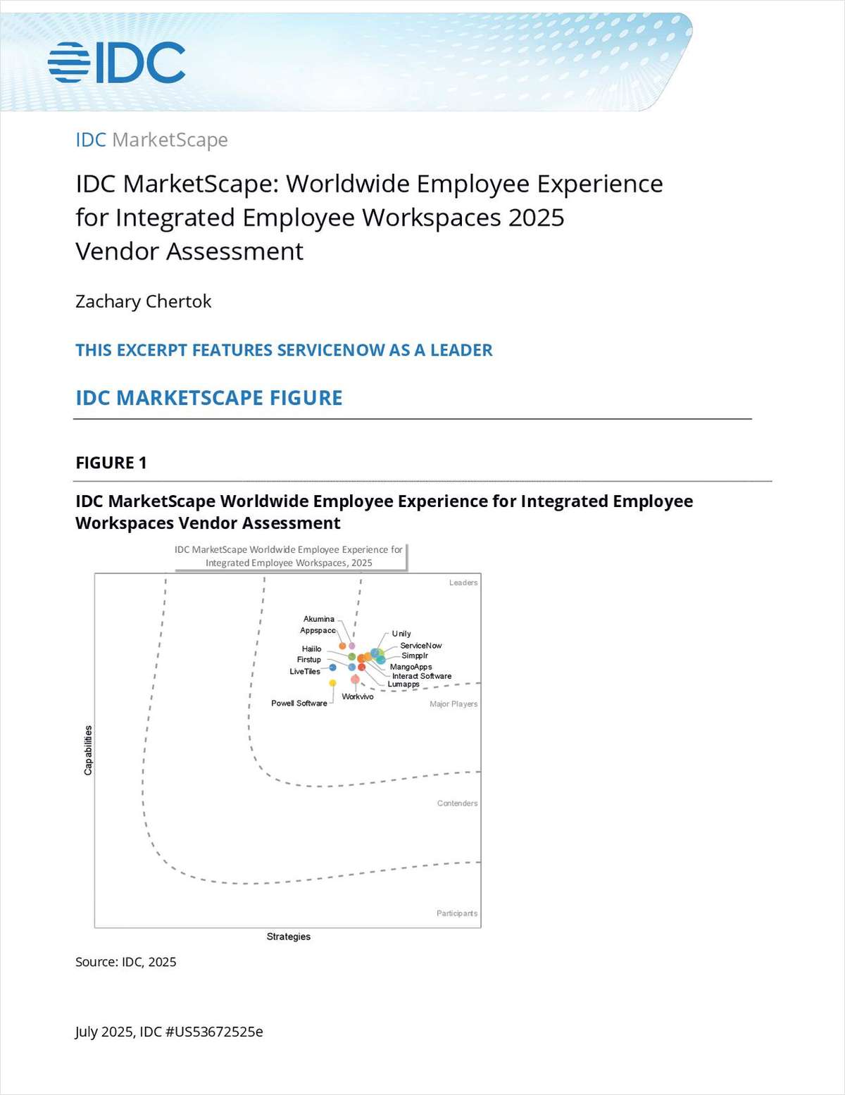 ServiceNow named a leader in Integrated Employee Workspaces