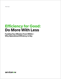 Efficiency for Good: Do More With Less