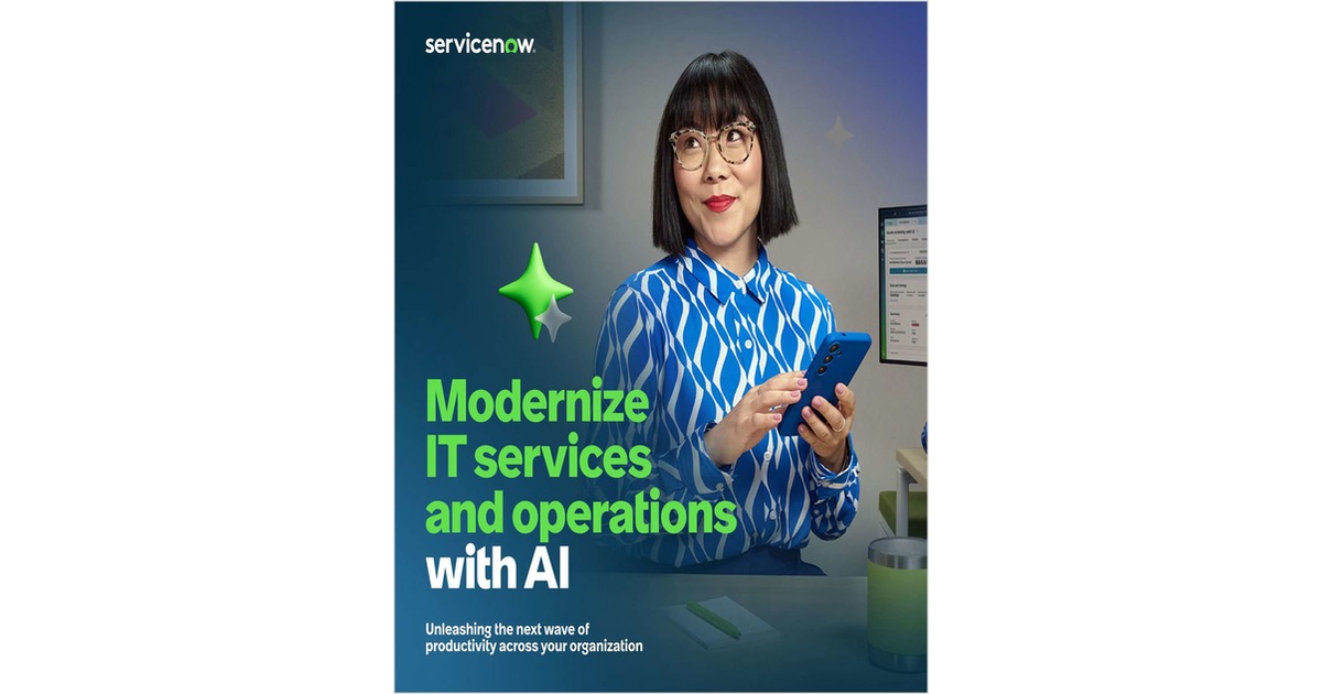 Modernize your IT services and operations with AI