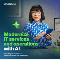 Modernize your IT services and operations with AI