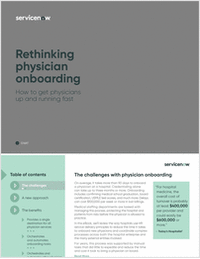 Rethinking Physician Onboarding