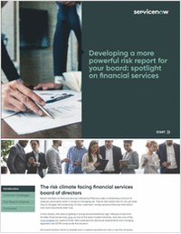 Developing a More Powerful Risk Report for Financial Services
