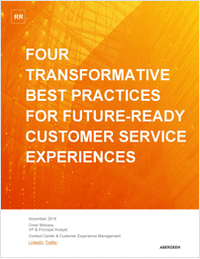 ABERDEEN STUDY: Four Transformative Best Practices for Future-Ready Customer Service Experiences