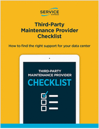 Third-Party Maintenance Checklist