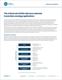 The Critical Role of NGS Reference Materials in Precision Oncology Applications