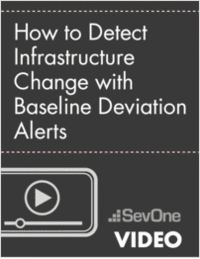 How to Detect Infrastructure Change with Baseline Deviation Alerts