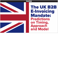 The UK B2B E-Invoicing Mandate: Predictions on Timing, Approach and Model