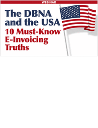 The DBNA and the USA -- 10 Must-Know E-Invoicing Truths
