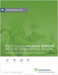 Reducing Human Error in the Operating Room