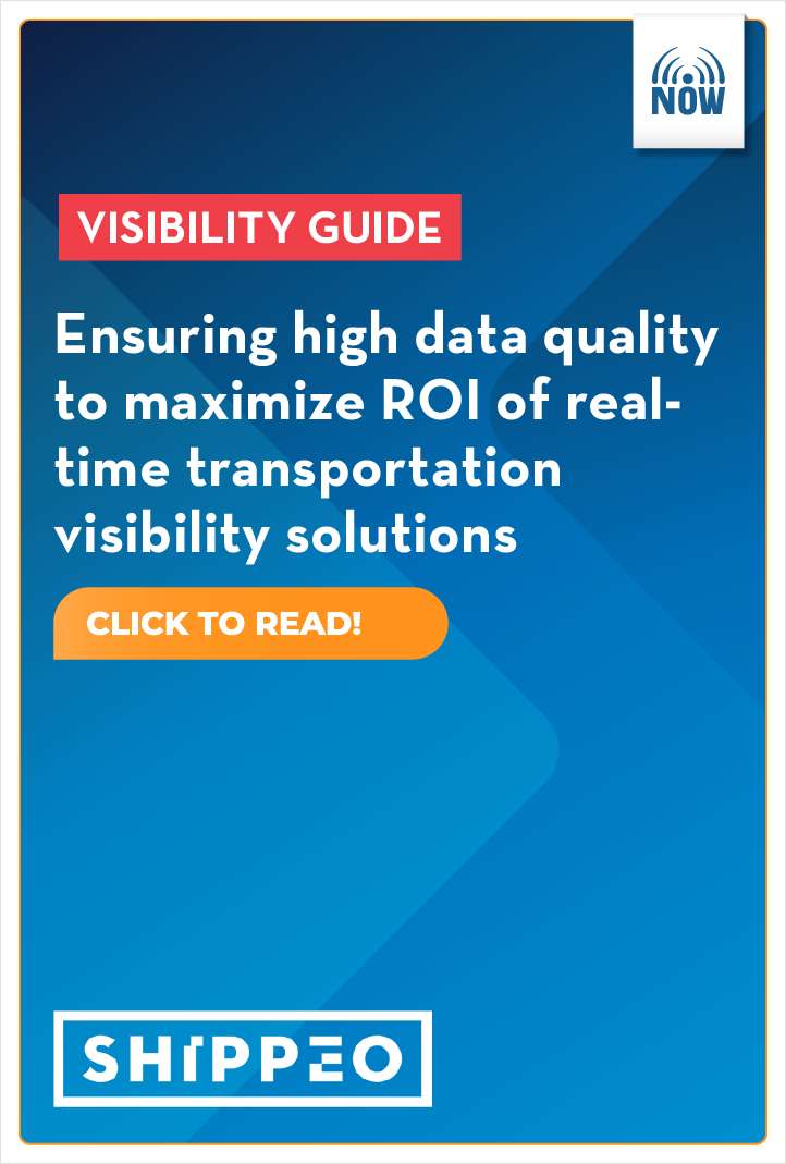 Ensuring high data quality to maximize ROI of real-time transportation visibility solutions