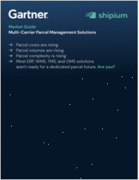 Gartner Market Guide for Multicarrier Parcel Management Solutions