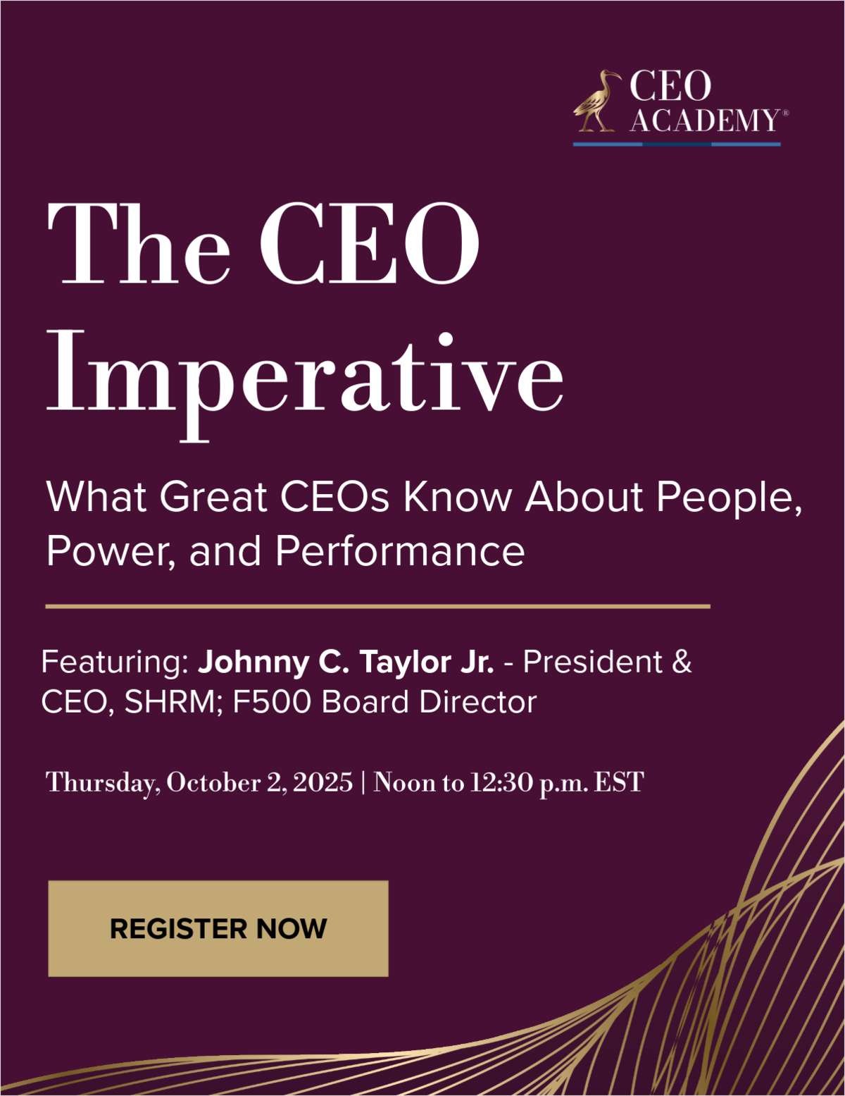 The CEO Imperative: What Great CEOs Know About People, Power, and Performance