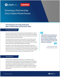 Growing a Partnership Into a Sales Powerhouse - Lenovo Case Study