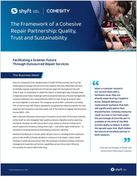 The Framework of a Cohesive Repair Partnership: Quality, Trust and Sustainability Cohesity Case Study