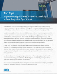 Implementing Machine Vision Successfully in Your Logistics Operations